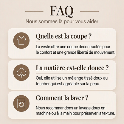 Veste décontractée en velours côtelé à boutons pour femmes
